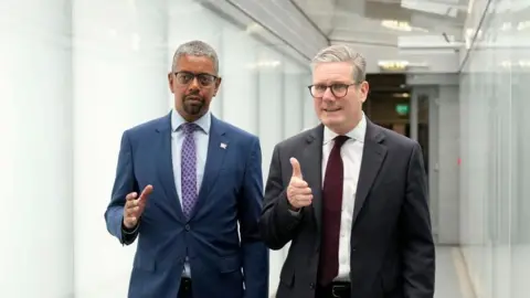 Getty Images Vaughan Gething and Keir Starmer