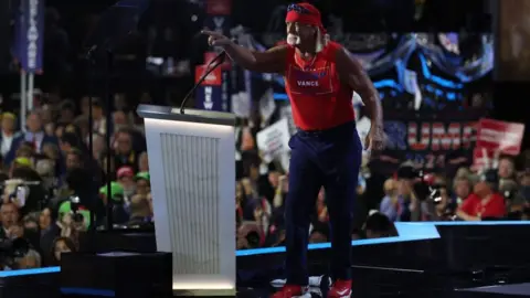 Reuters Hulk Hogan at the Republican convention