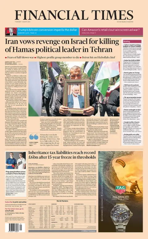 FT front page