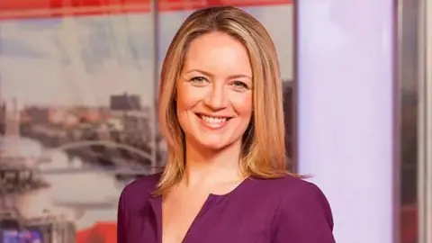 BBC Former BBC North West Tonight presenter Beccy Barr