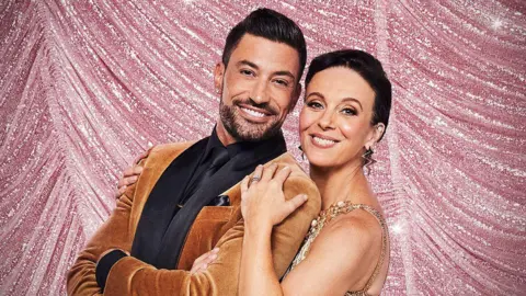 BBC/PA Giovanni Pernice and Amanda Abbington