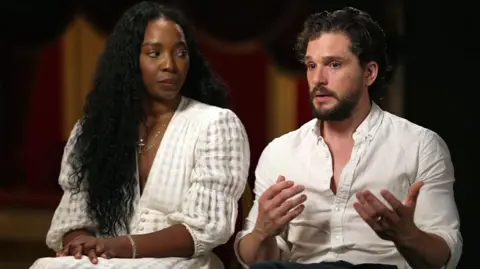 BBC Olivia Washington and Kit Harrington