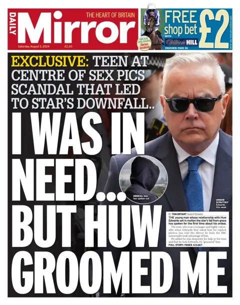 The Mirror front page