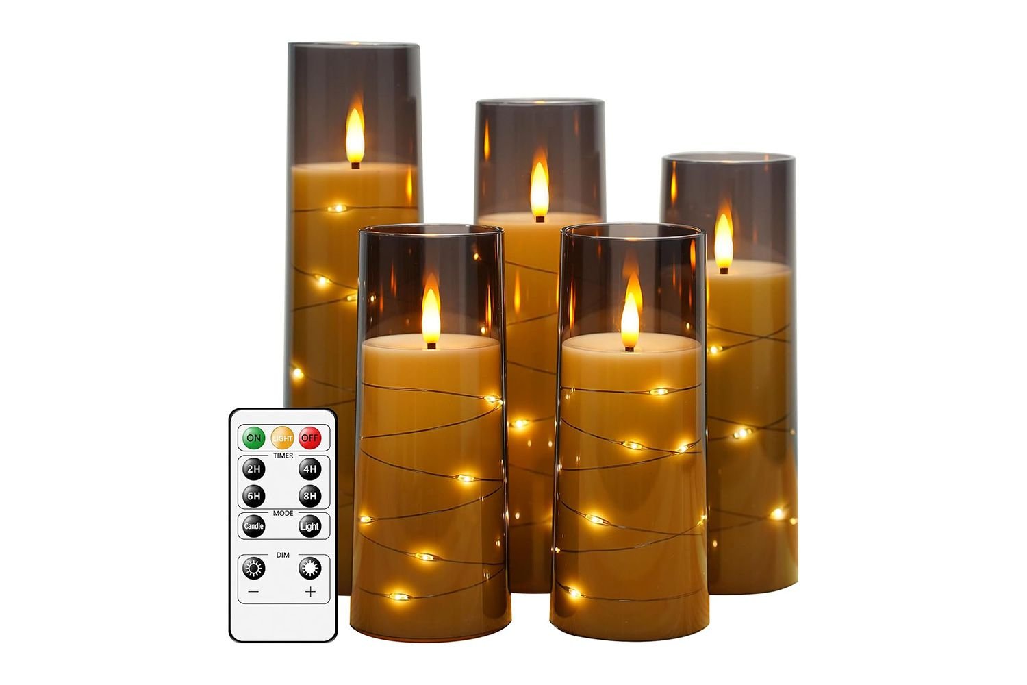 led candles with timer