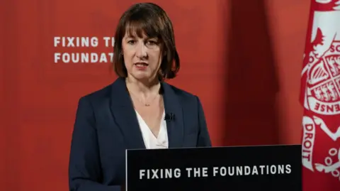 PA Media Chancellor Rachel Reeves gave a press conference following her statement to the House of Commons on the findings of the Treasury audit into the state of the public finances