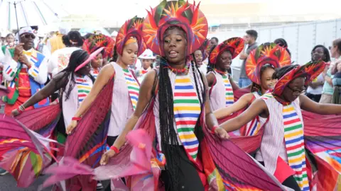 PA Media Kinetika Bloco taking part in the Children's Day Parade