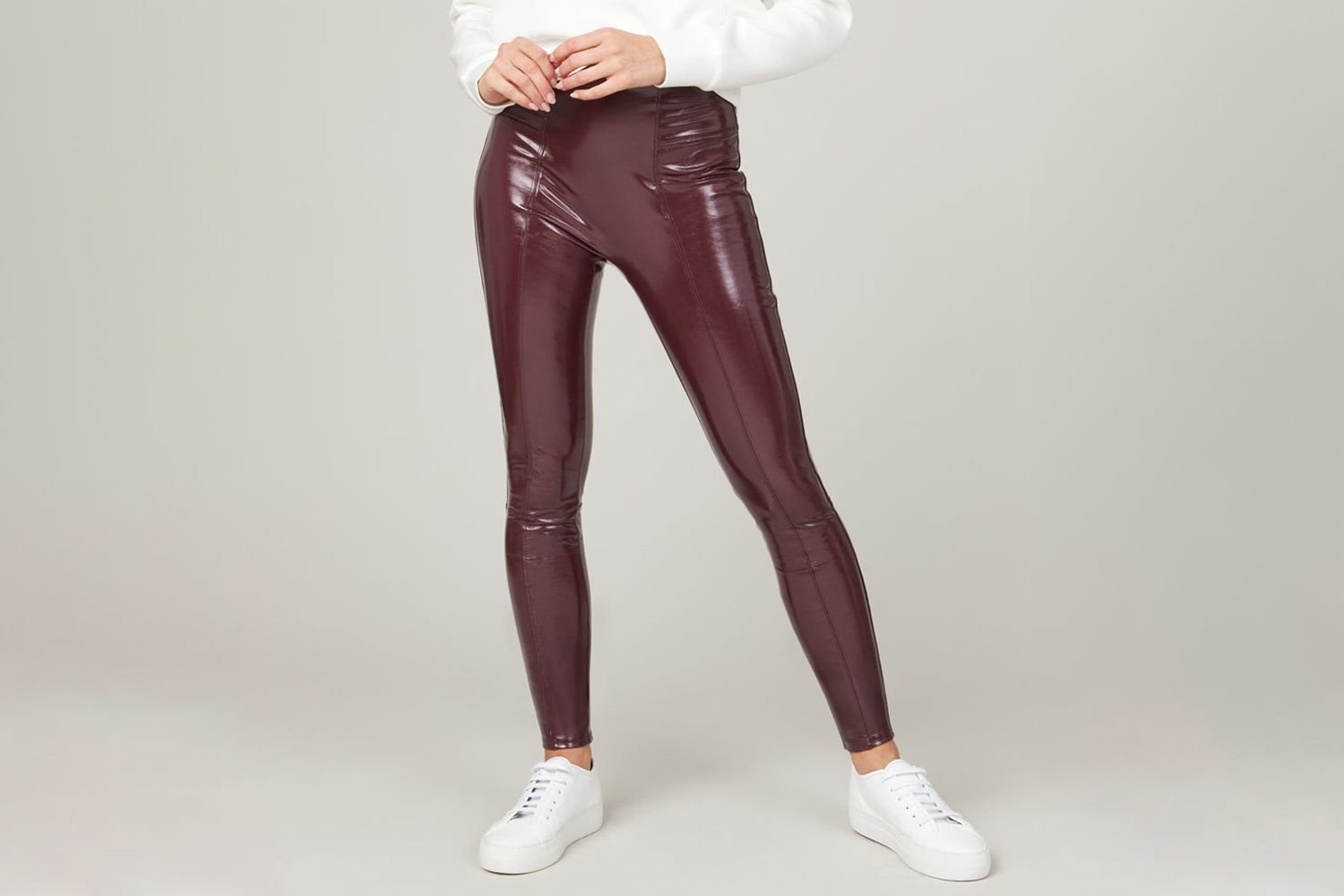 Spanx Faux Patent Leather Leggings