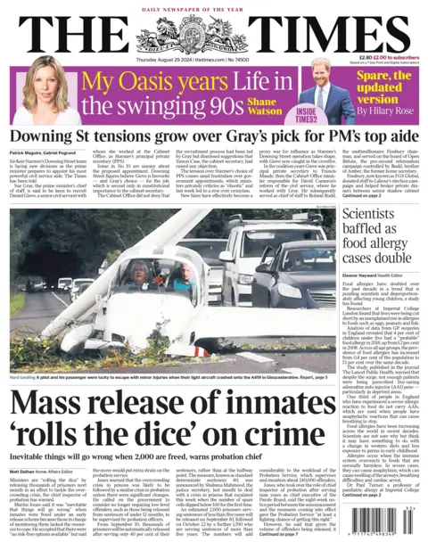 The Times: Mass release of inmates 'rolls the dice' on crime