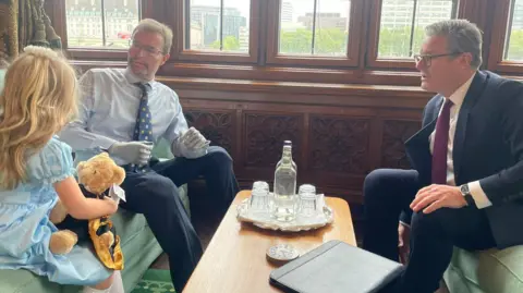 Craig Mackinlay Craig Mackinlay and his daughter Olivia meeting Prime Minister Sir Keir Starmer in the Commons