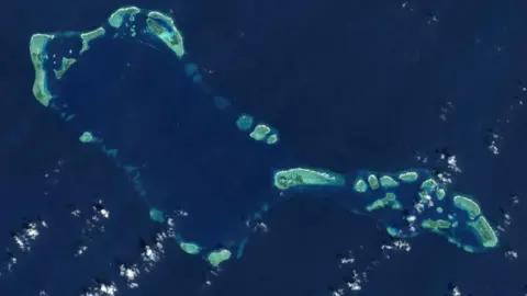 Getty Images Satellite imagery of Sabina Shoal