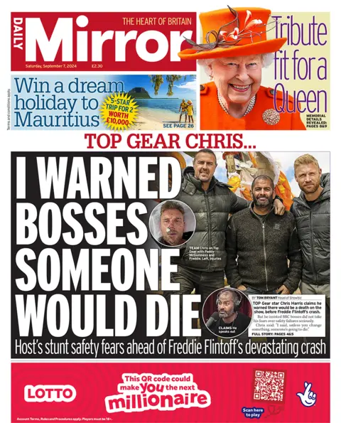 The Mirror headline reads "I warned bosses someone would die"