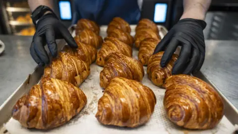 Getty Images Croissants on a tray